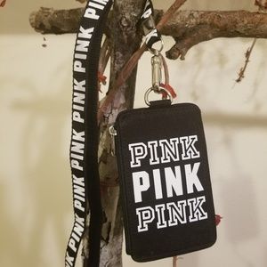 PINK Card Landyard